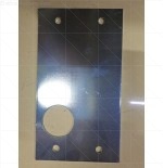 Piastra fondazione motore 746 e 844 Cm 29 X 16 Spessore mm 3,5 FAAC Originale